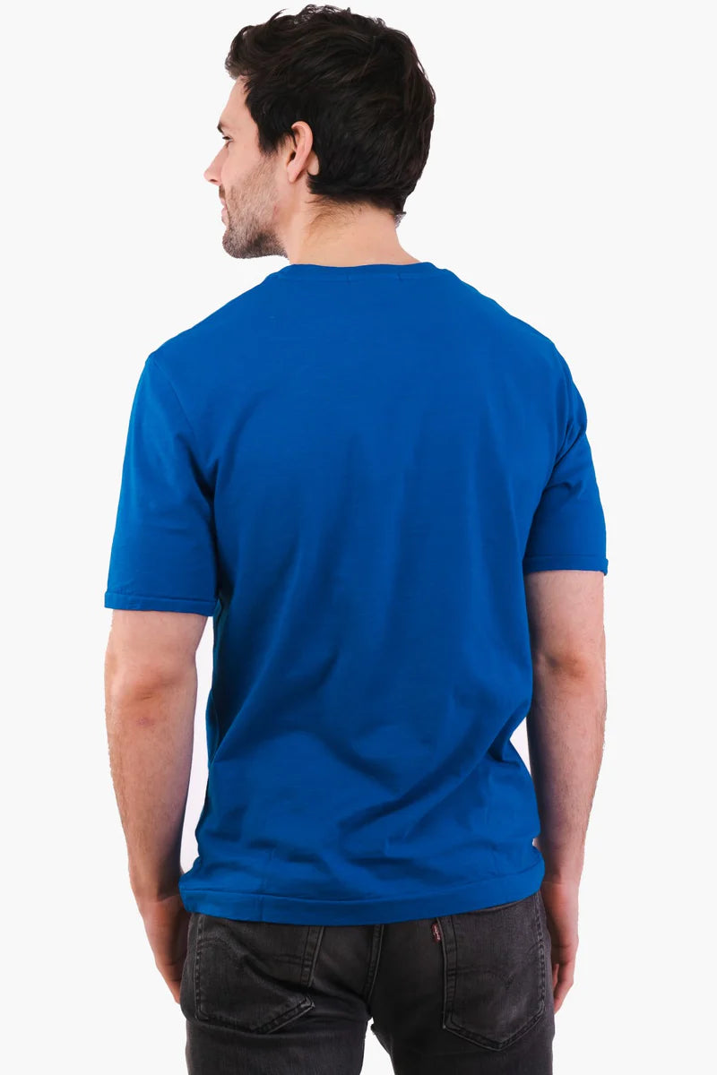 T-Shirt Scotch&Soda de couleur Bleu