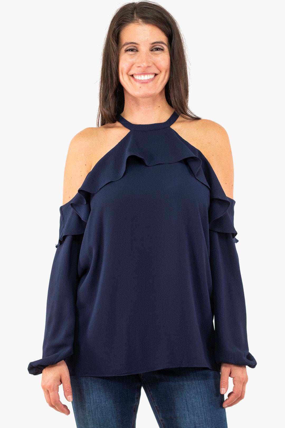 Tunique Coco Y Club De Couleur Marine Femme