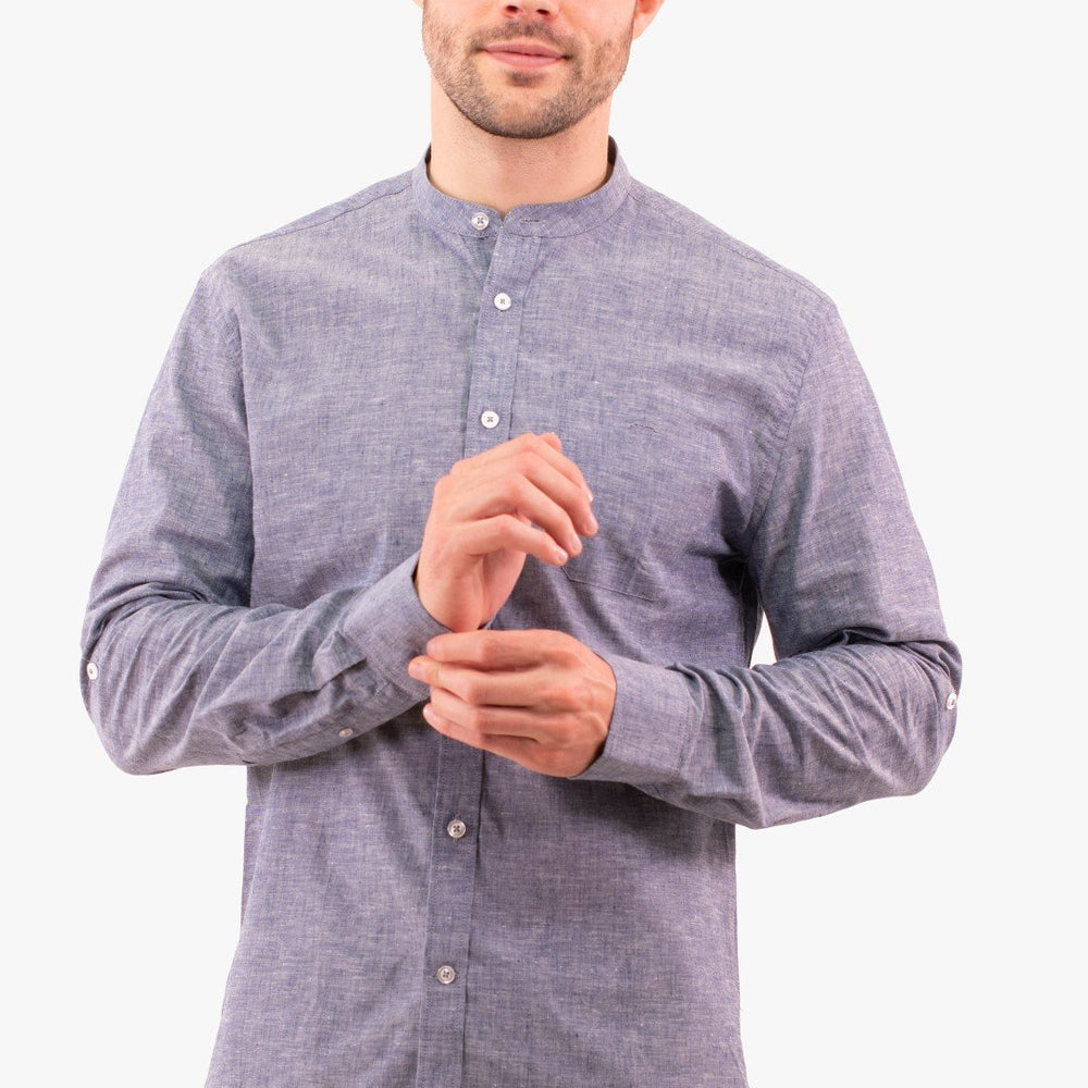 
                  
                    Chemise À Manches Longues Blue De Couleur Marine (Blue-Blsl211700) Homme
                  
                