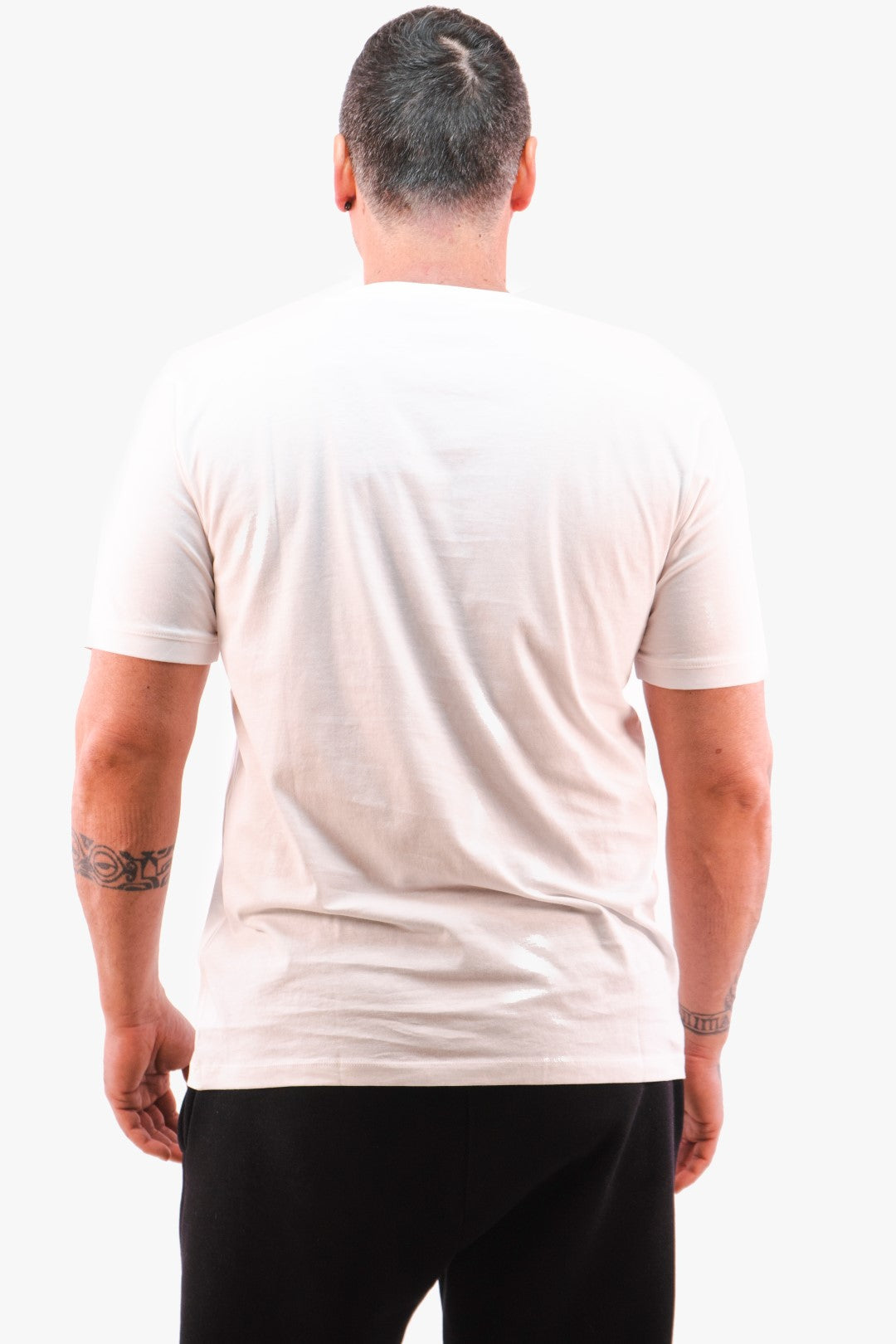 T-Shirt Hugo Boss De Couleur Blanc Homme