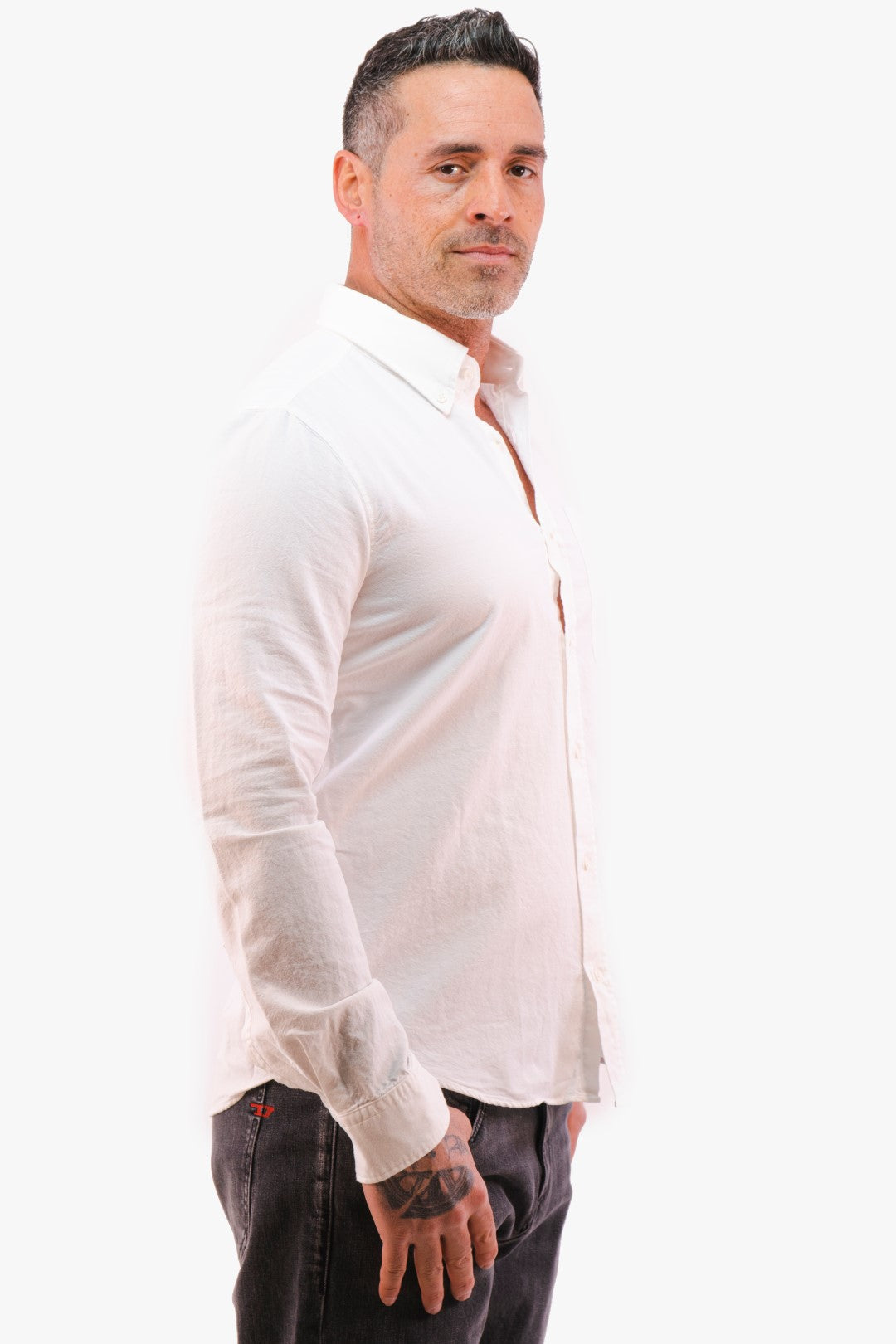 Chemise Hugo Boss De Couleur Blanc Homme