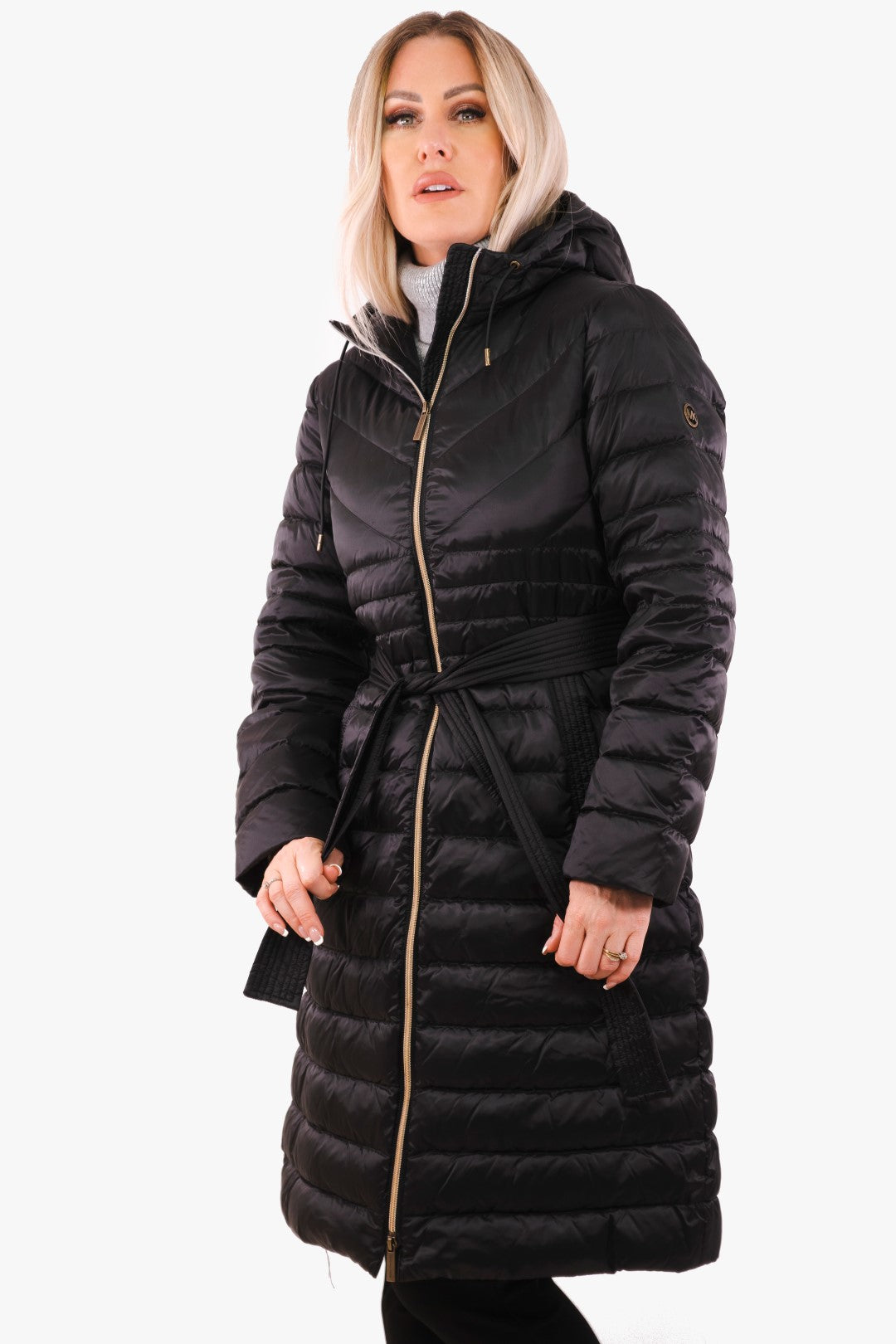 Manteau Long Michael Kors de couleur Noir