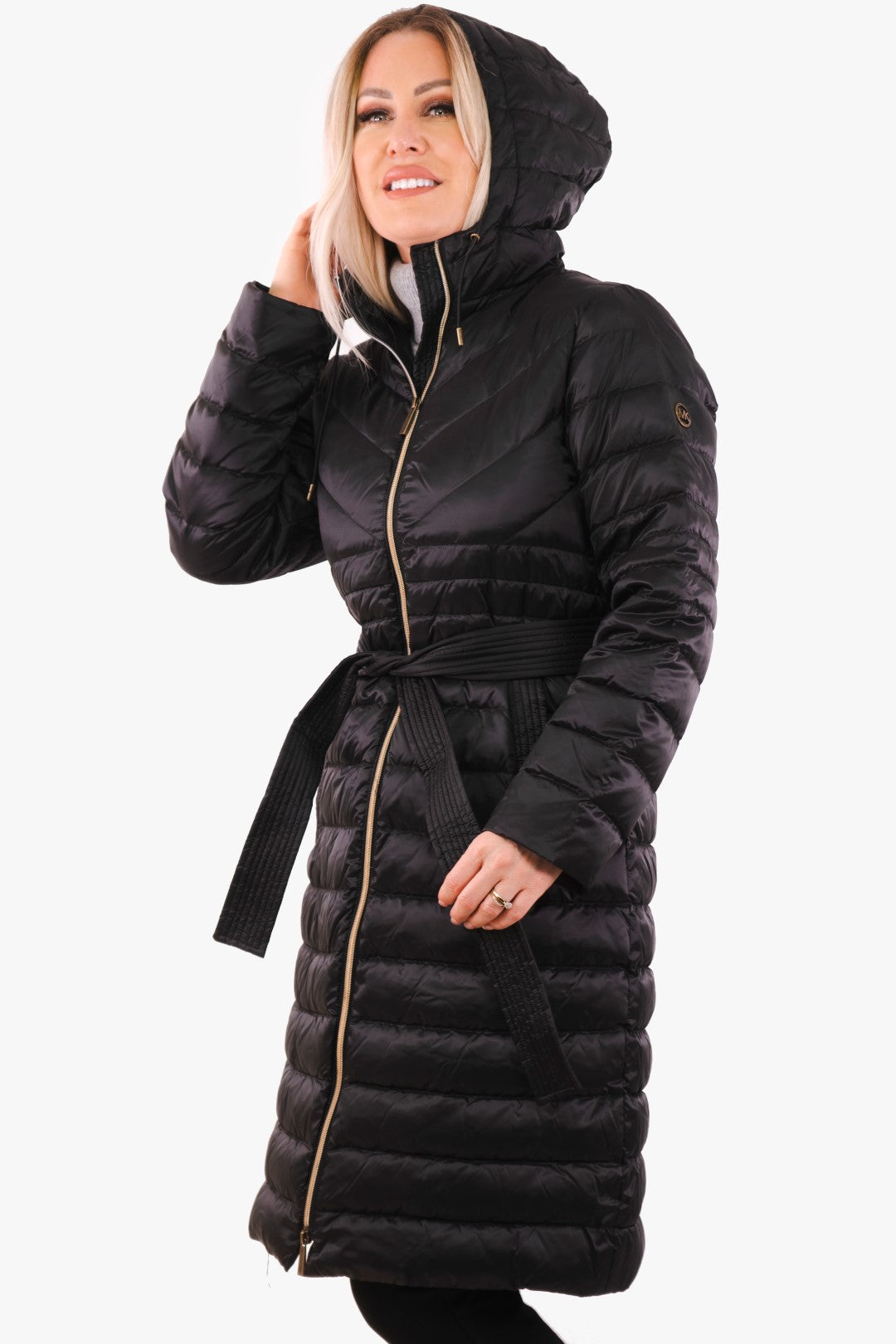 Manteau Long Michael Kors de couleur Noir