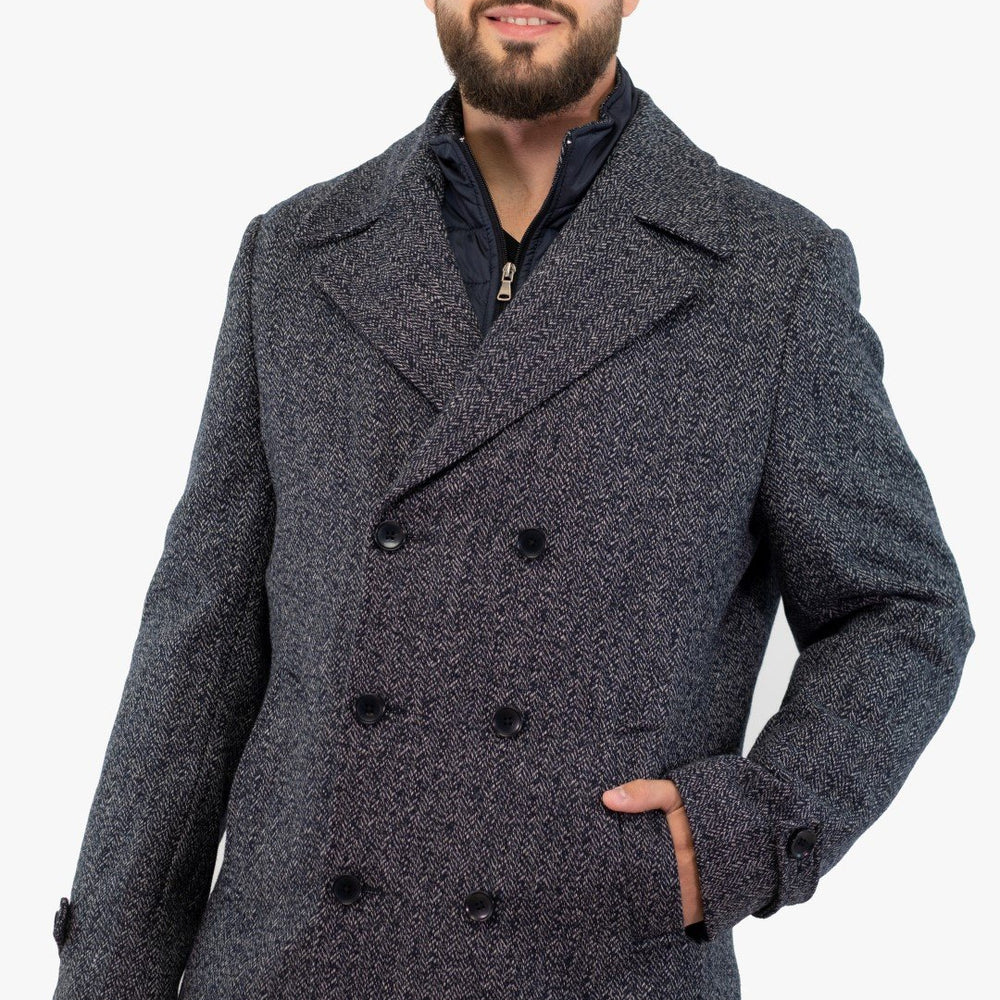 Manteau Bleu Lief Horsens (Lief-954-Cole) Homme
