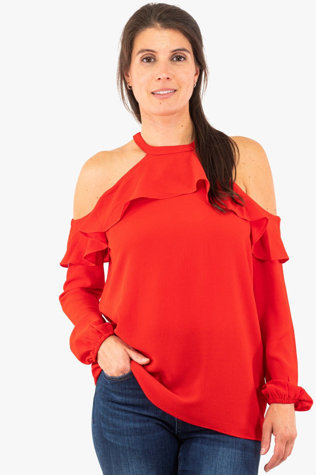 Tunique Coco Y Club De Couleur Rouge Femme