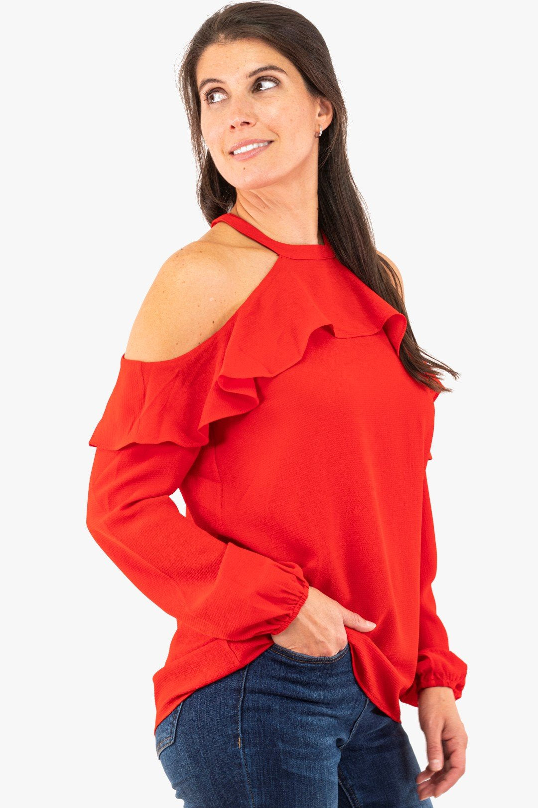 Tunique Coco Y Club De Couleur Rouge Femme