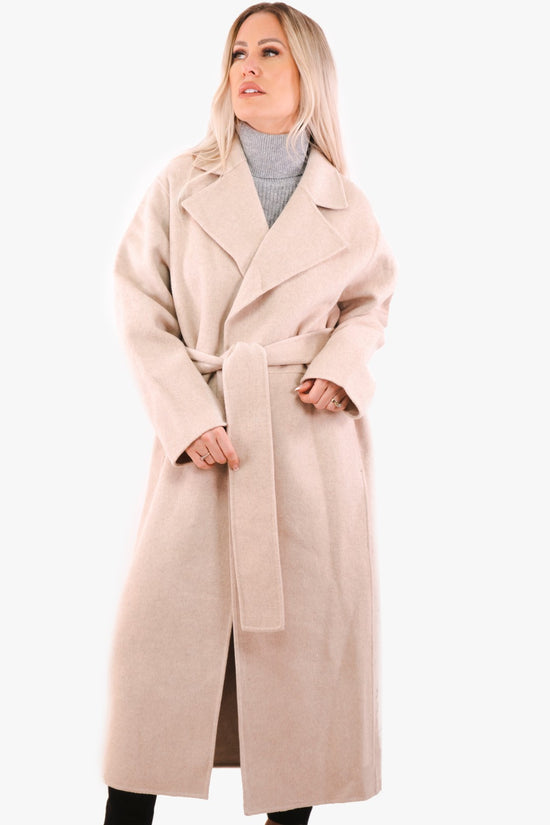 Inwear coat in Nougat color