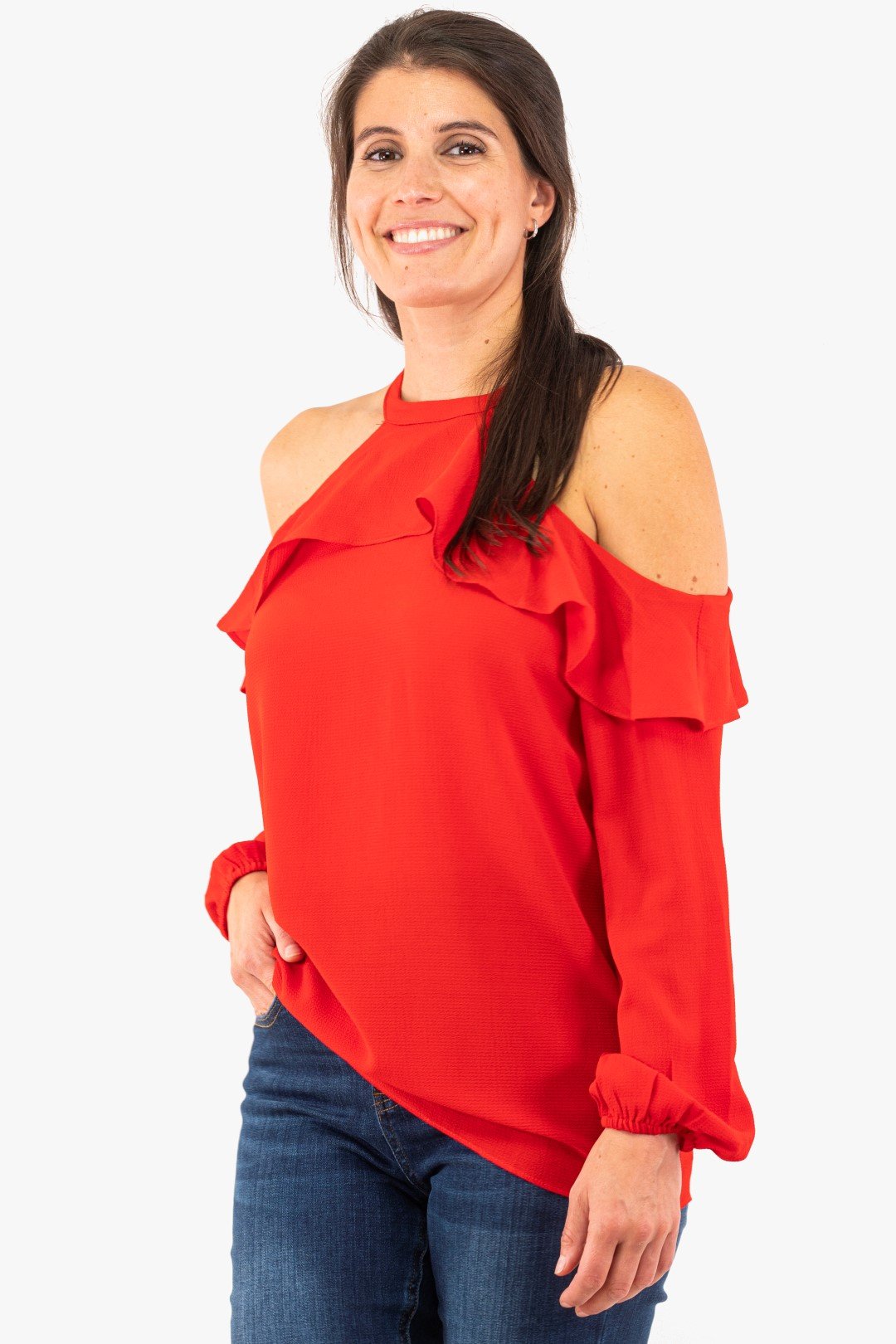 Tunique Coco Y Club De Couleur Rouge Femme