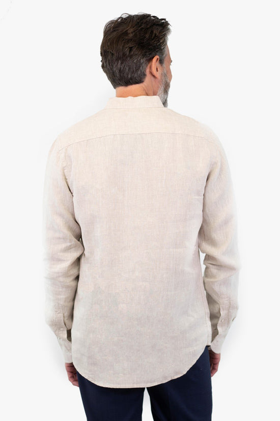 Chemise En Lin Naturel (Izac-Mao-2011-4) Homme