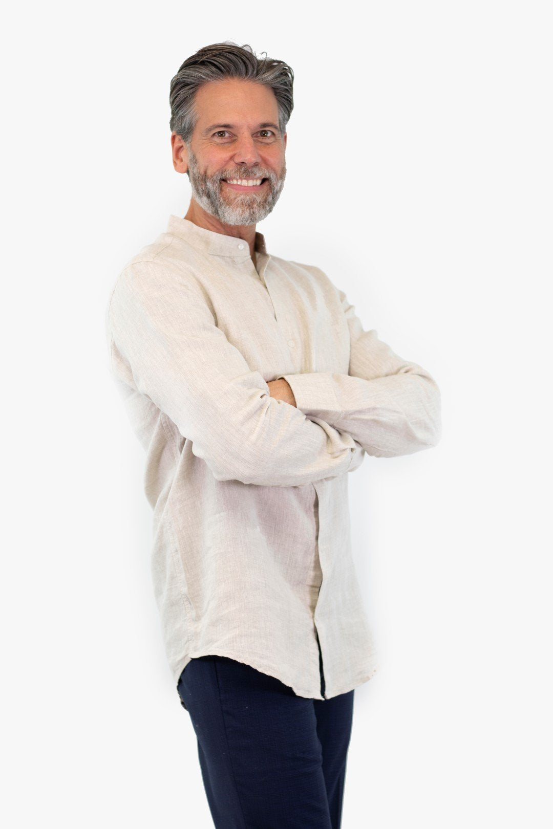 Chemise En Lin Naturel (Izac-Mao-2011-4) Homme
