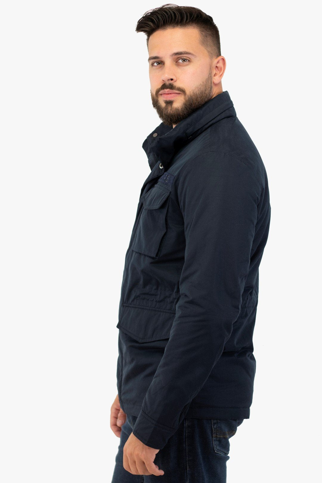 Jacket Michael Kors De Couleur Marine (Kors-Cr82E6H21T) Homme
