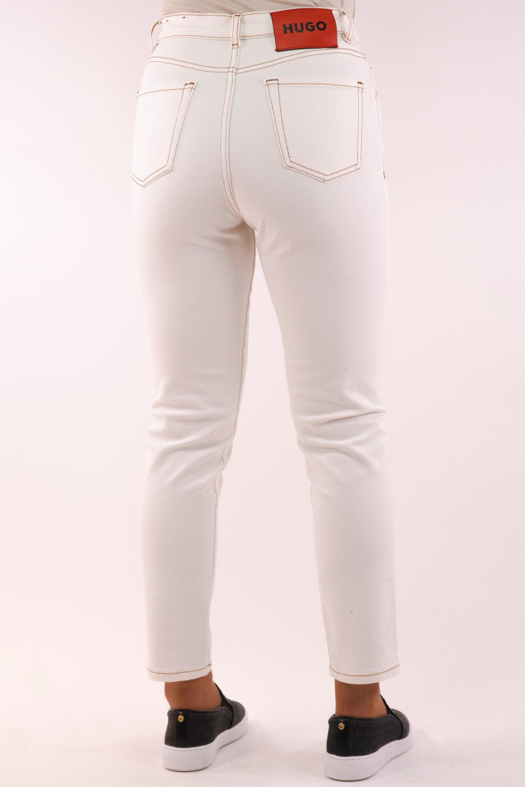 Jeans Hugo Boss de couleur Blanc