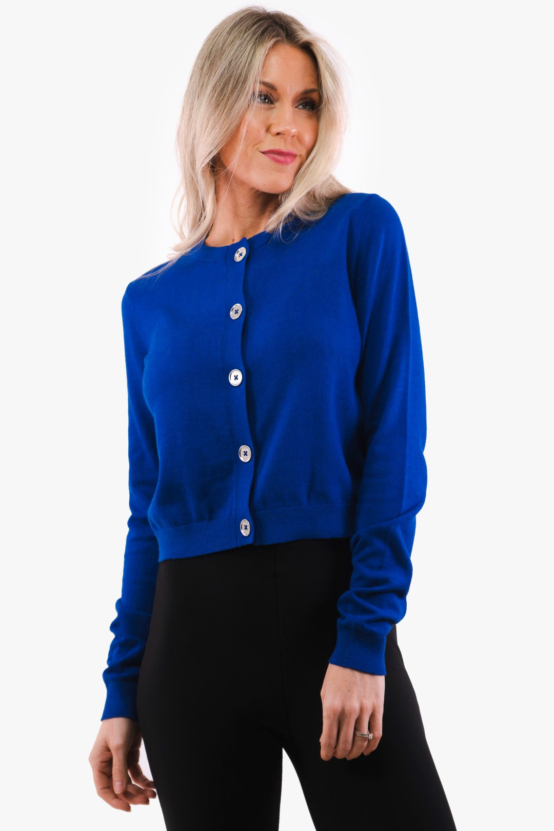 Cardigan Michael Kors de couleur Bleu