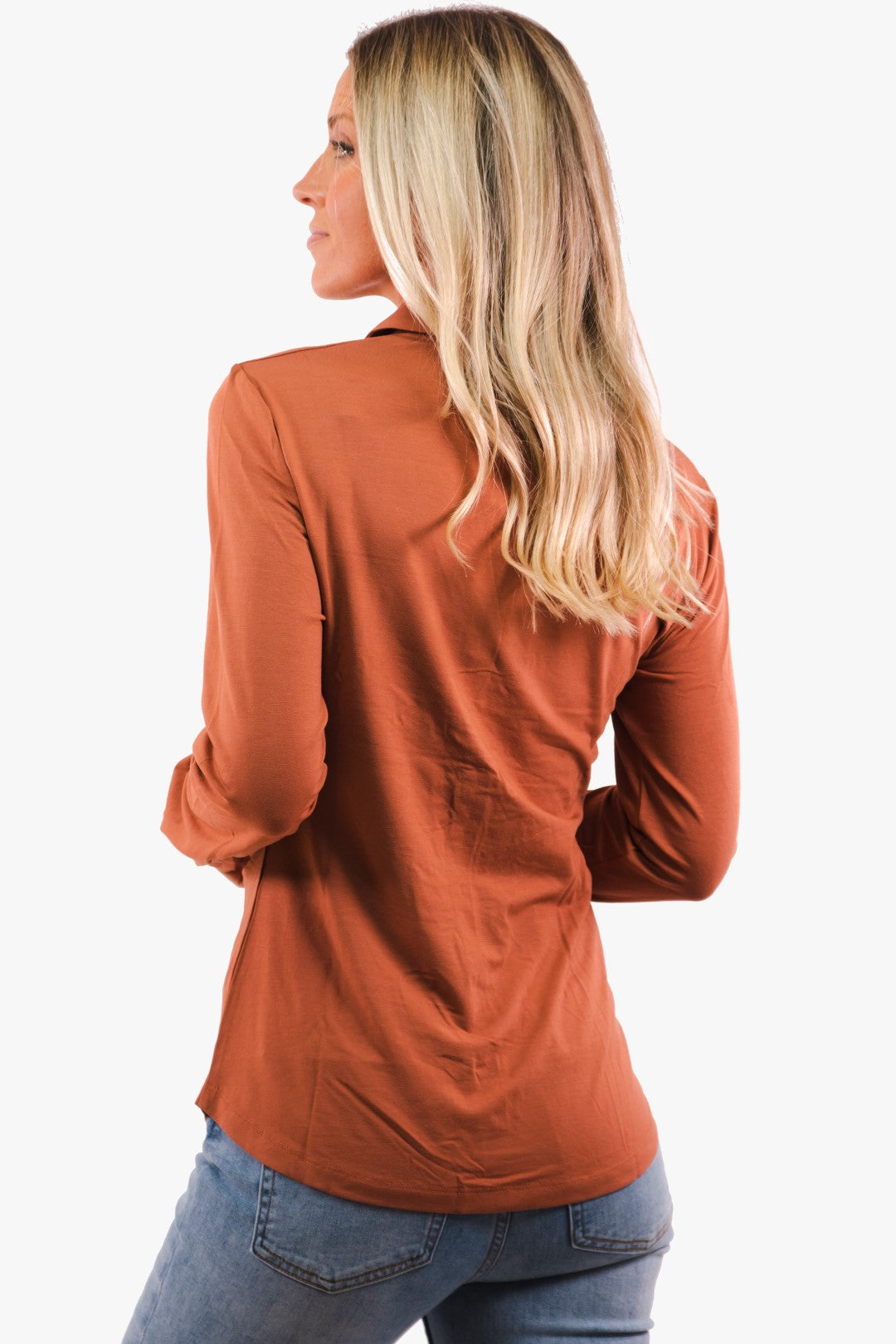 Esqualo blouse in Copper color