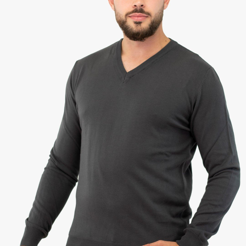 
                  
                    Chandail Col En V Modango De Couleur Charbon (Moda-Mosw000311) Homme
                  
                