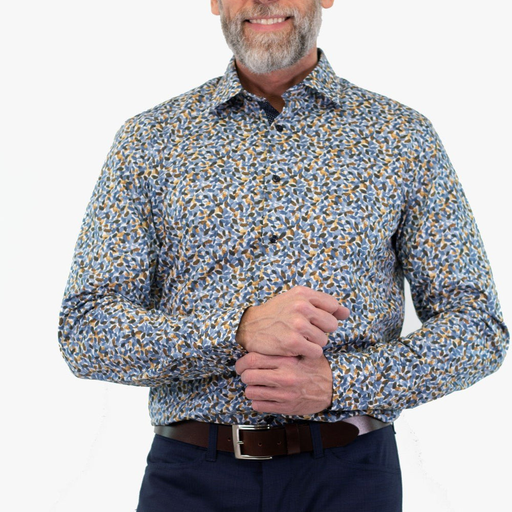 Chemise Manche Longue Soul Of London De Couleur Brun (Soul-Sosl192701) Homme