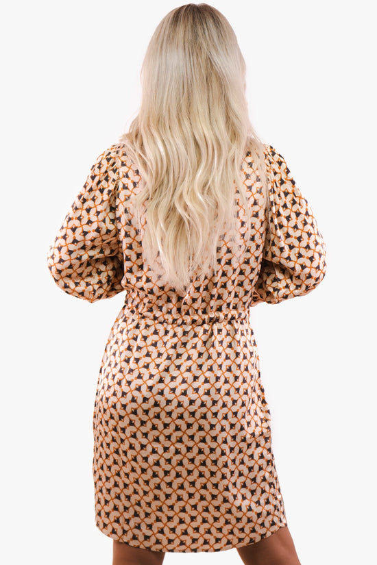 Robe Esqualo De Couleur Bronze Femme