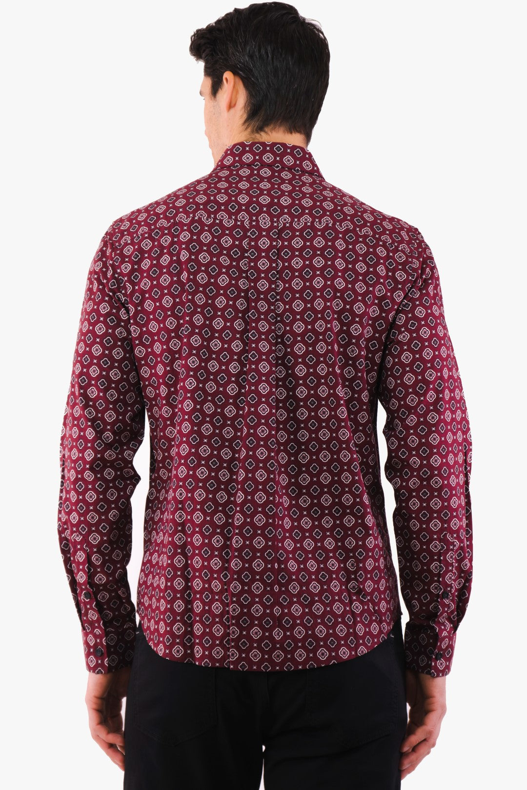 Chemise Michael Kors de couleur Bordeaux