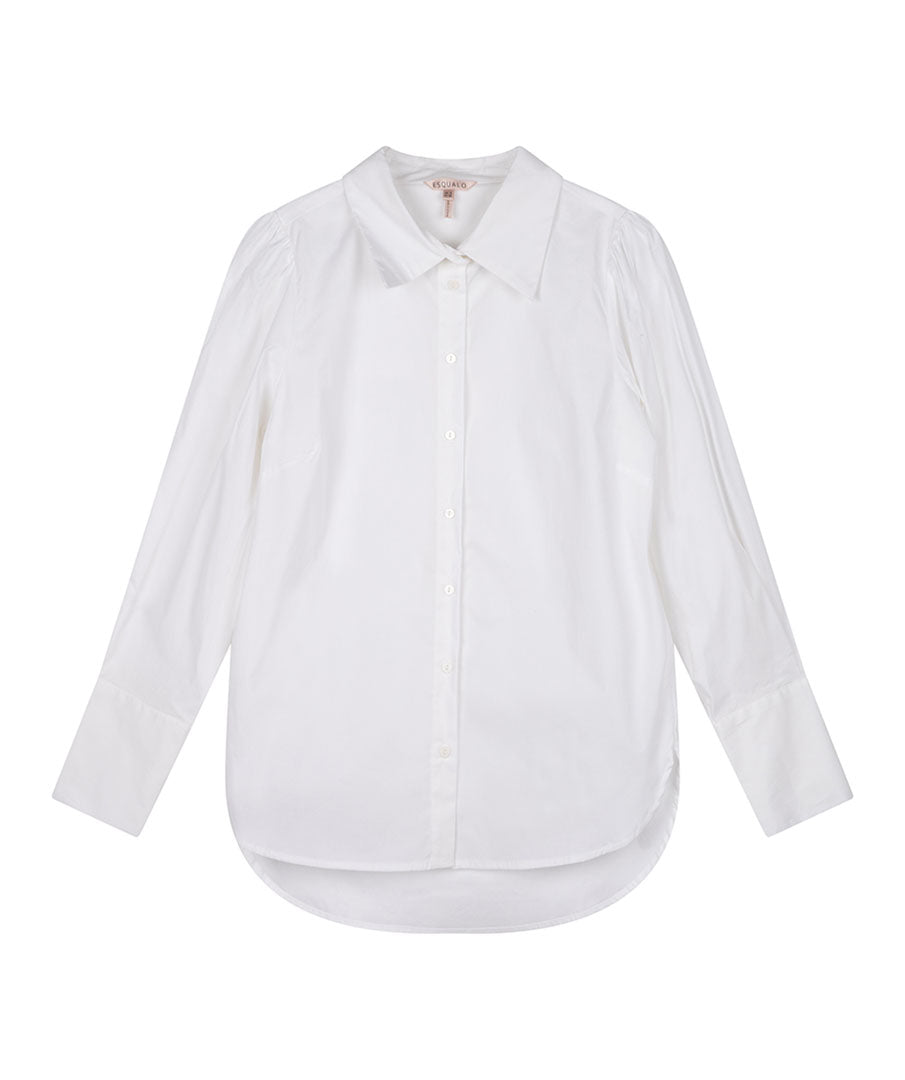 Blouse Esqualo De Couleur Blanc Femme