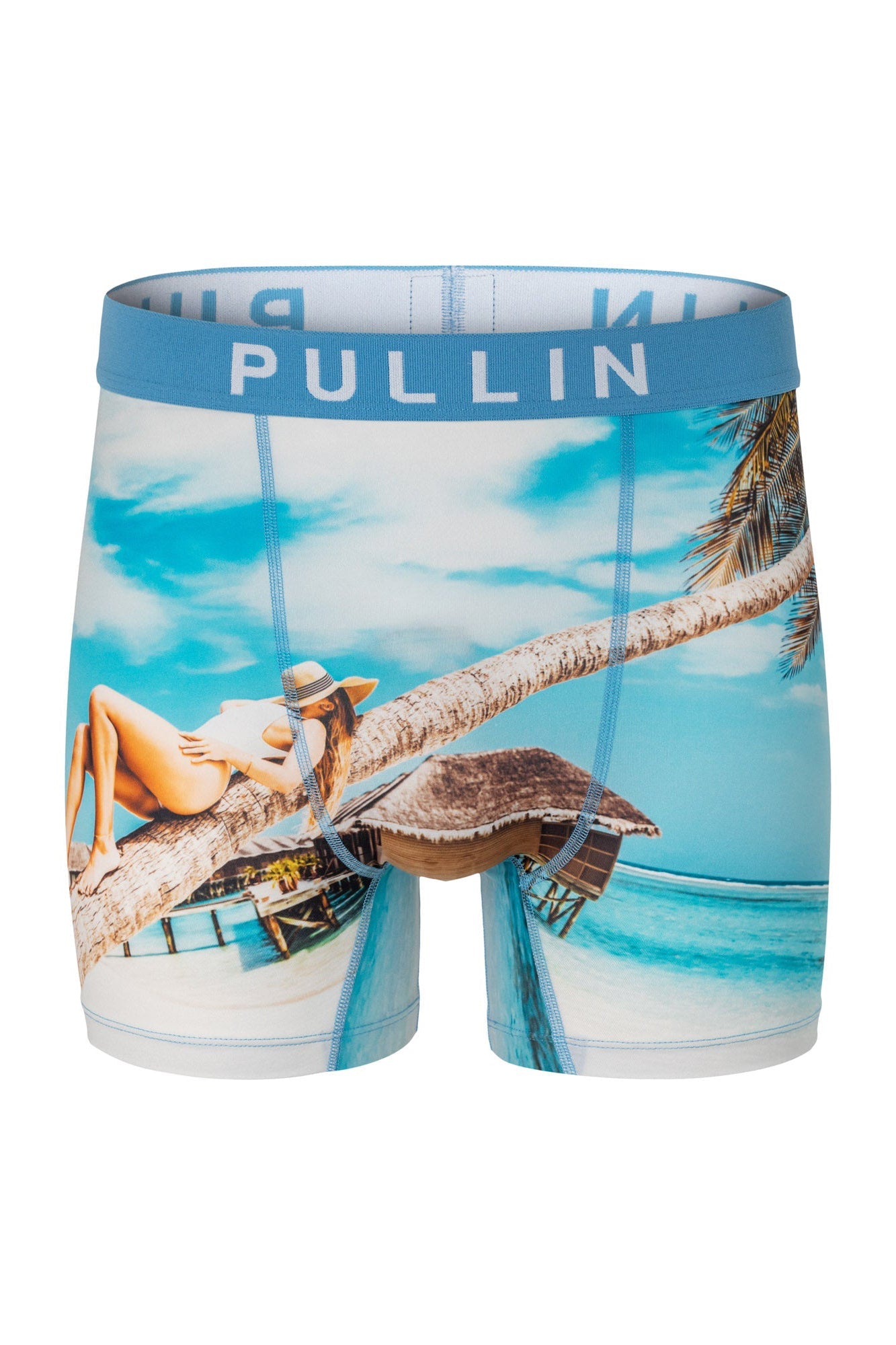 Sous-Vetement Pullin De Couleur Bleu Homme