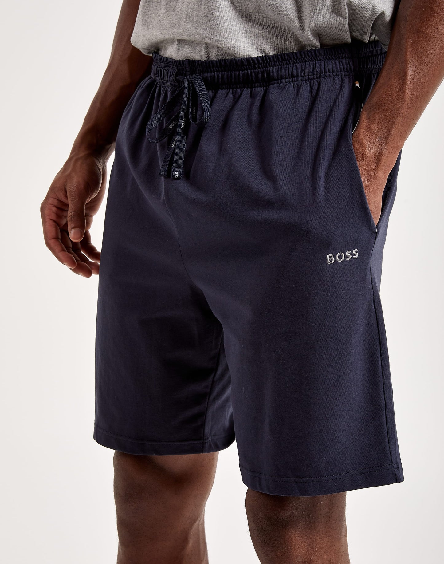 Short Mix & Match Hugo Boss De Couleur Marine Homme