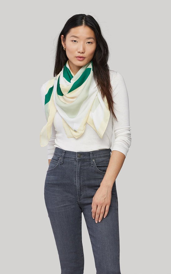 Foulard Soia & Kyo De Couleur Vert Multi Femme