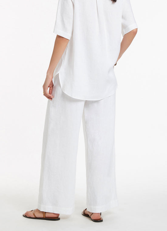 Jets Swimwear Pants in White color
