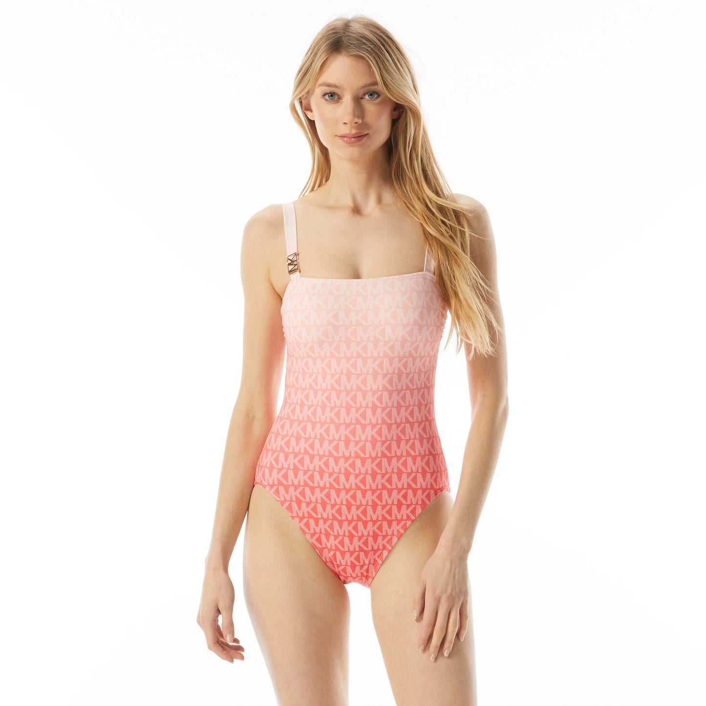 Maillot 1 Piece Michael Kors De Couleur Sangria Maillot