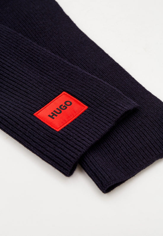 Navy Hugo Boss scarf
