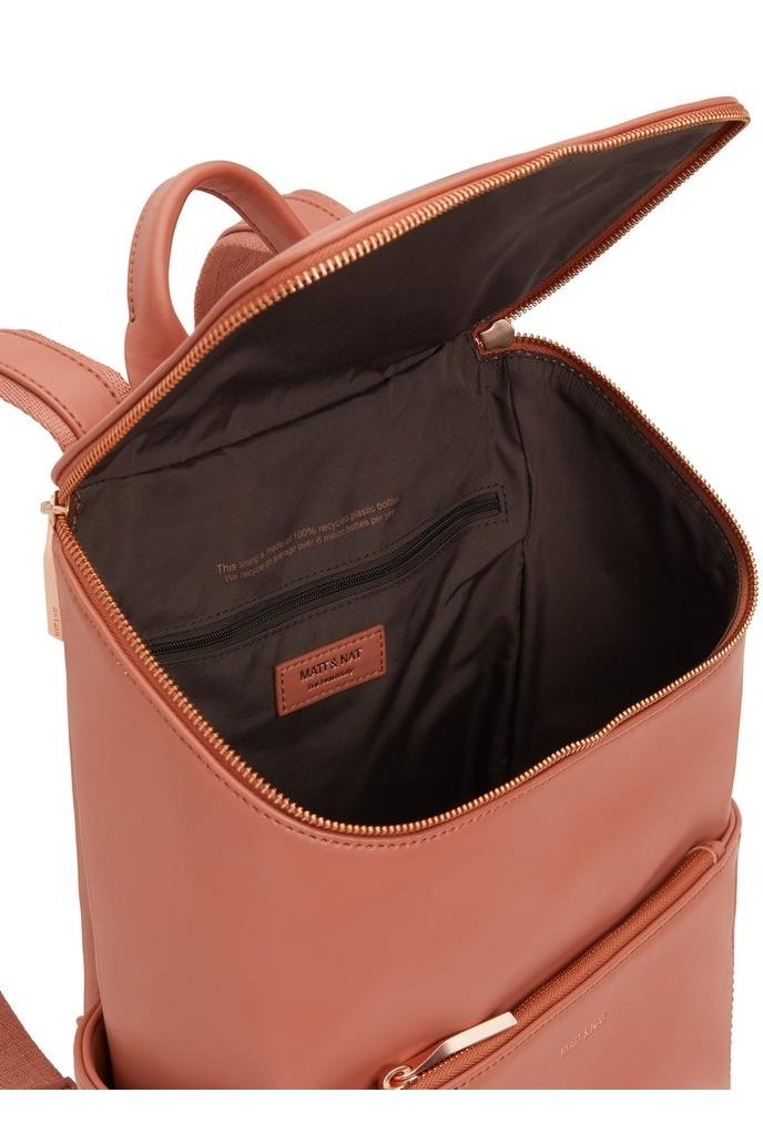 Sac A Dos Matt&nat De Couleur Corail (Matt-Brave) Femme