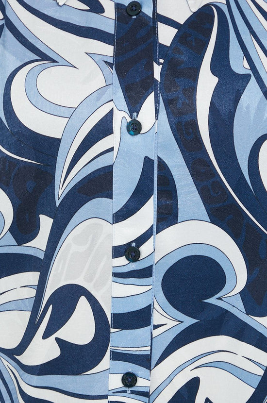 Robe Kristal Hugo Boss de couleur Bleu Multi