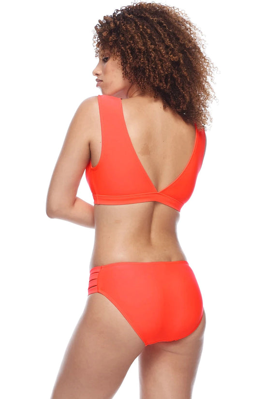 Bas Nuevo Contempo Body Glove De Couleur Corail Maillot