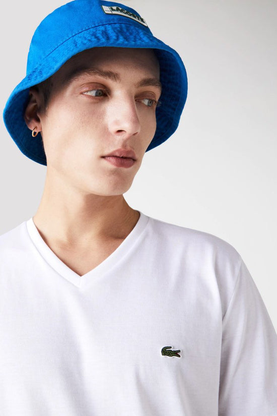 Tee shirt lacoste col v homme outlet