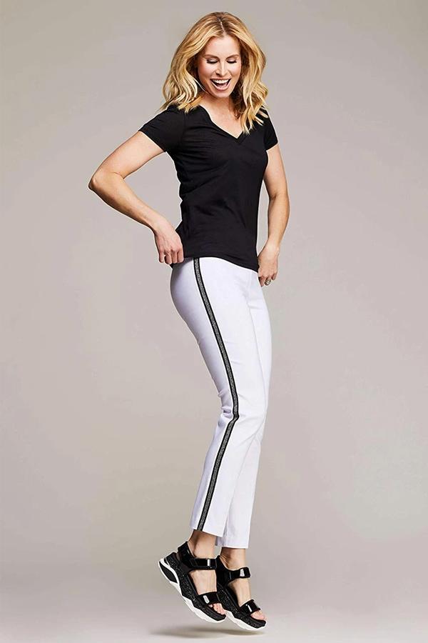 Pantalon (F) Up! De Couleur Blanc (Up-66788 ) Femme