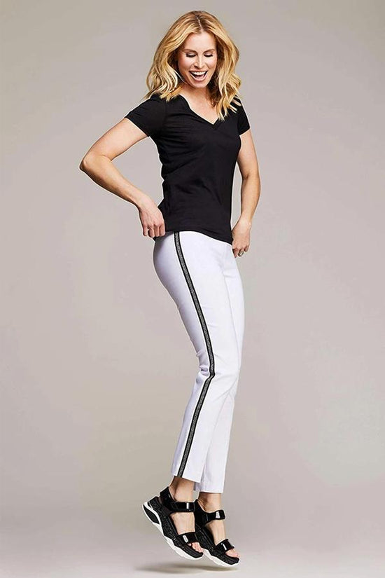 Pantalon (F) Up! De Couleur Blanc (Up-66788 ) Femme