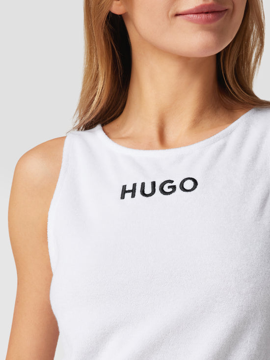 CamisoleTerry Pure Hugo Boss de couleur Blanc