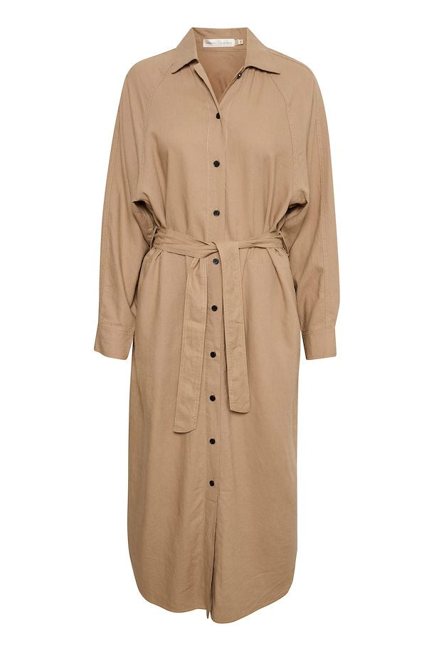 Robe Inwear De Couleur Tan Femme