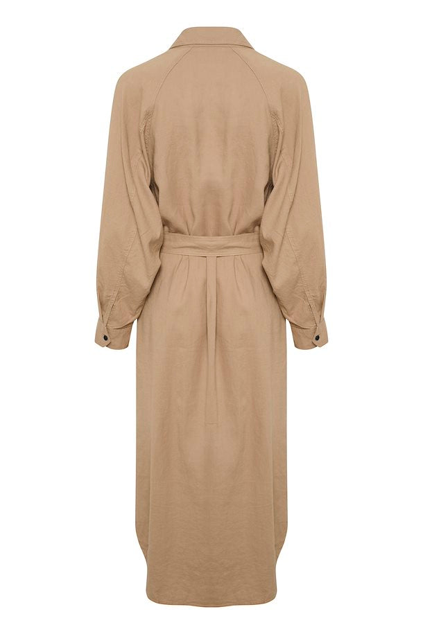 Robe Inwear De Couleur Tan Femme