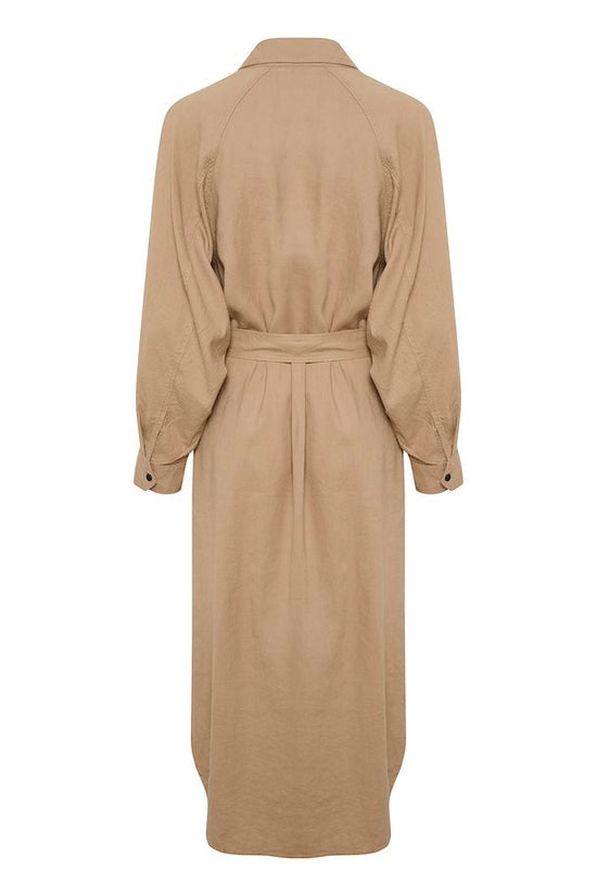 Robe Inwear De Couleur Tan Femme