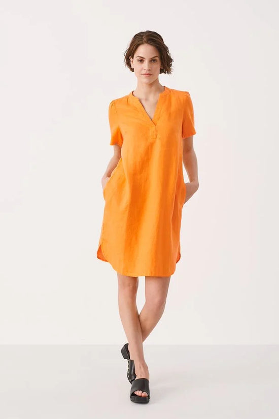 Orange Part Two dress