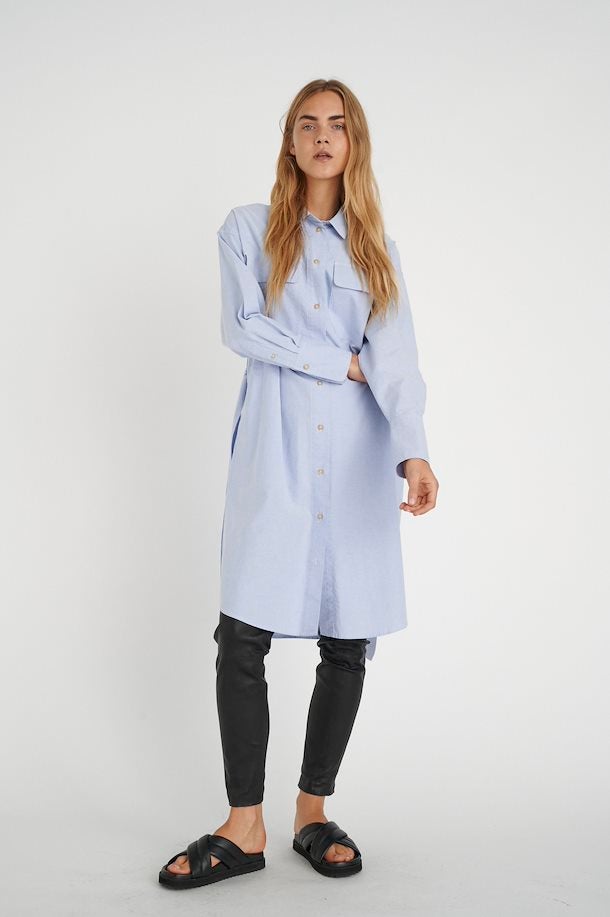 Robe Inwear De Couleur Bleu Femme