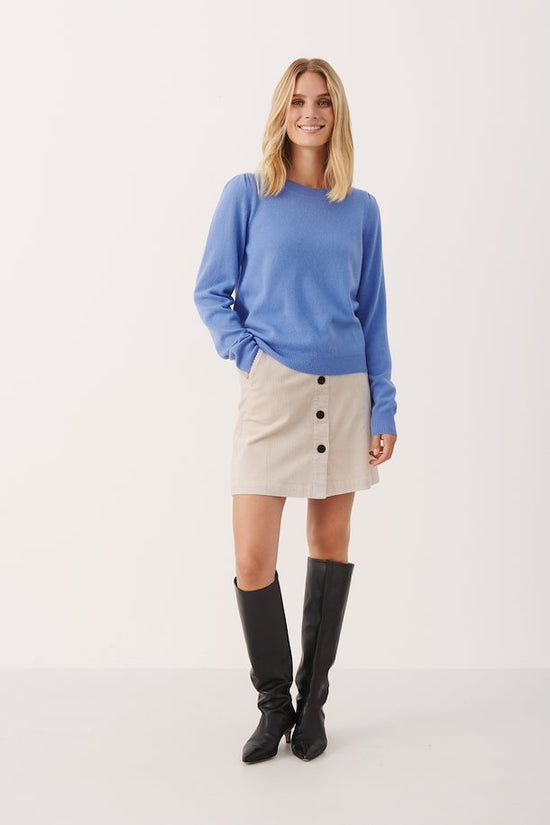 Evina Part Two Cashmere Sweater in Blue color