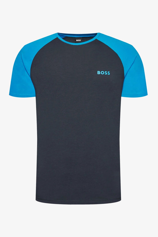 T-Shirt Balance Hugo Boss De Couleur Bleu Fonce Homme
