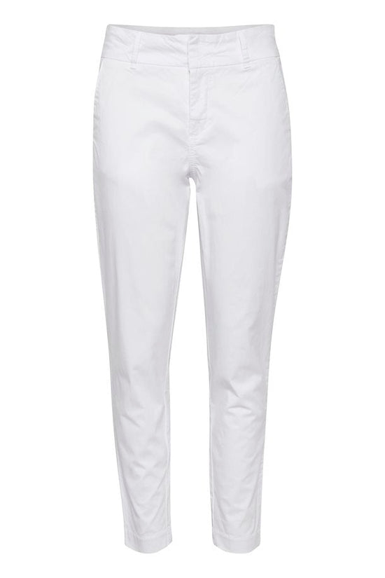 Pantalon Part Two De Couleur Blanc Femme