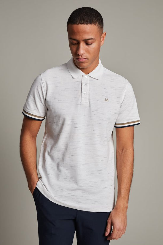 Polo Matinique De Couleur Blanc Homme