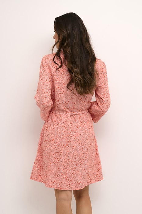 Robe Vimma Cream de couleur Corail