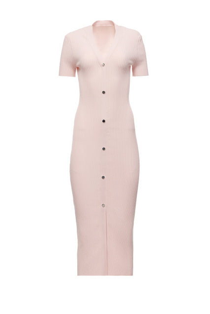 Robe Hugo Boss De Couleur Rose Pale Femme