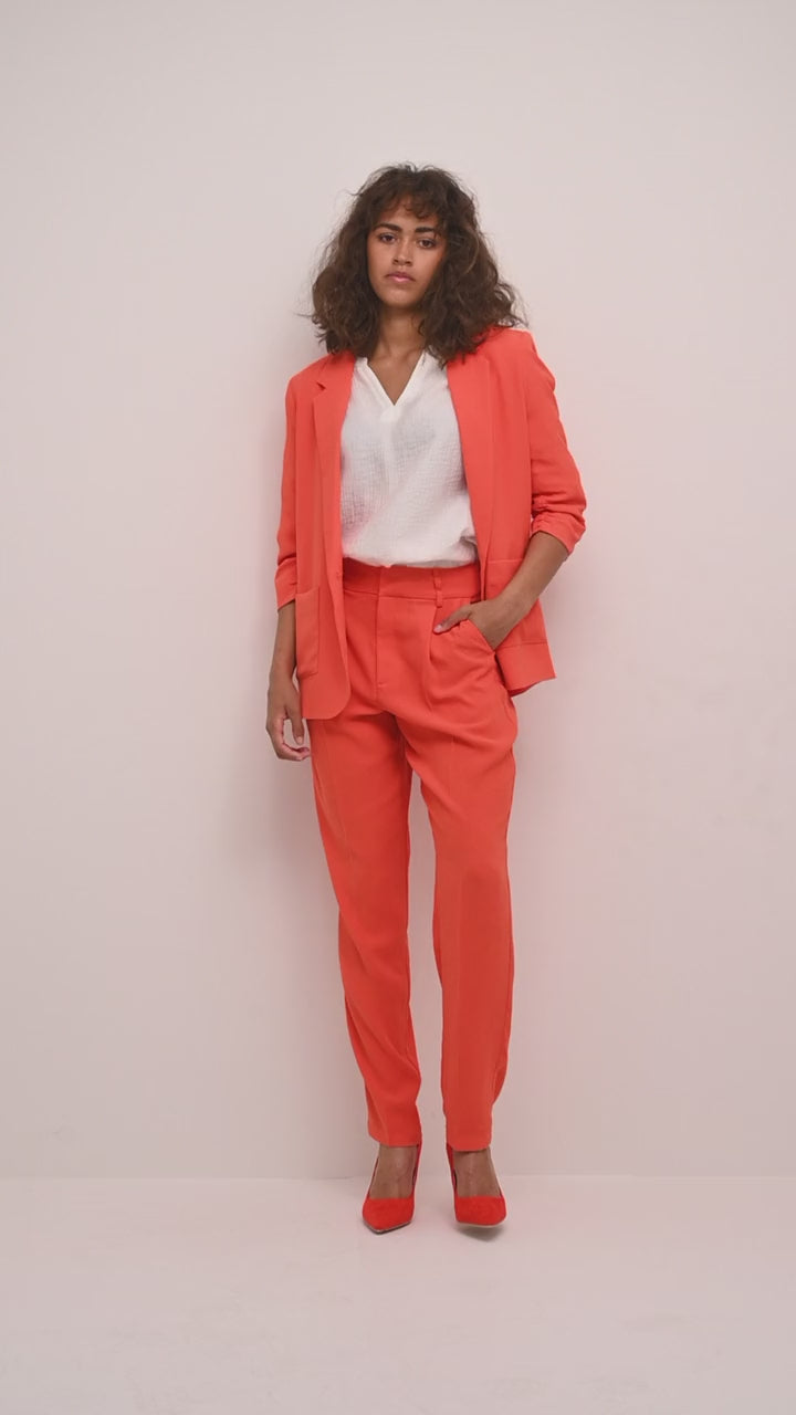 Jacket Cocamia Cream de couleur Corail