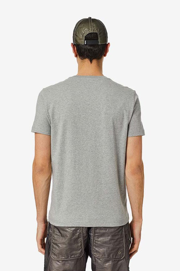 T-Shirt Diesel De Couleur Charbon Homme