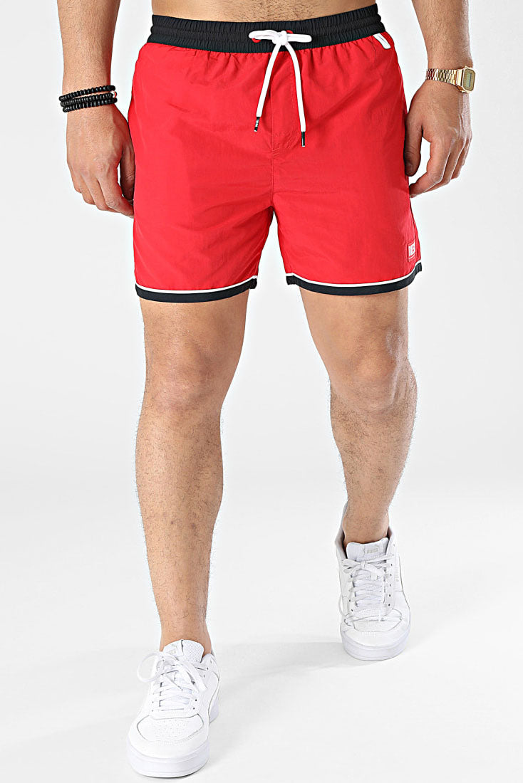 Maillot Wave Diesel De Couleur Rouge/noir Homme